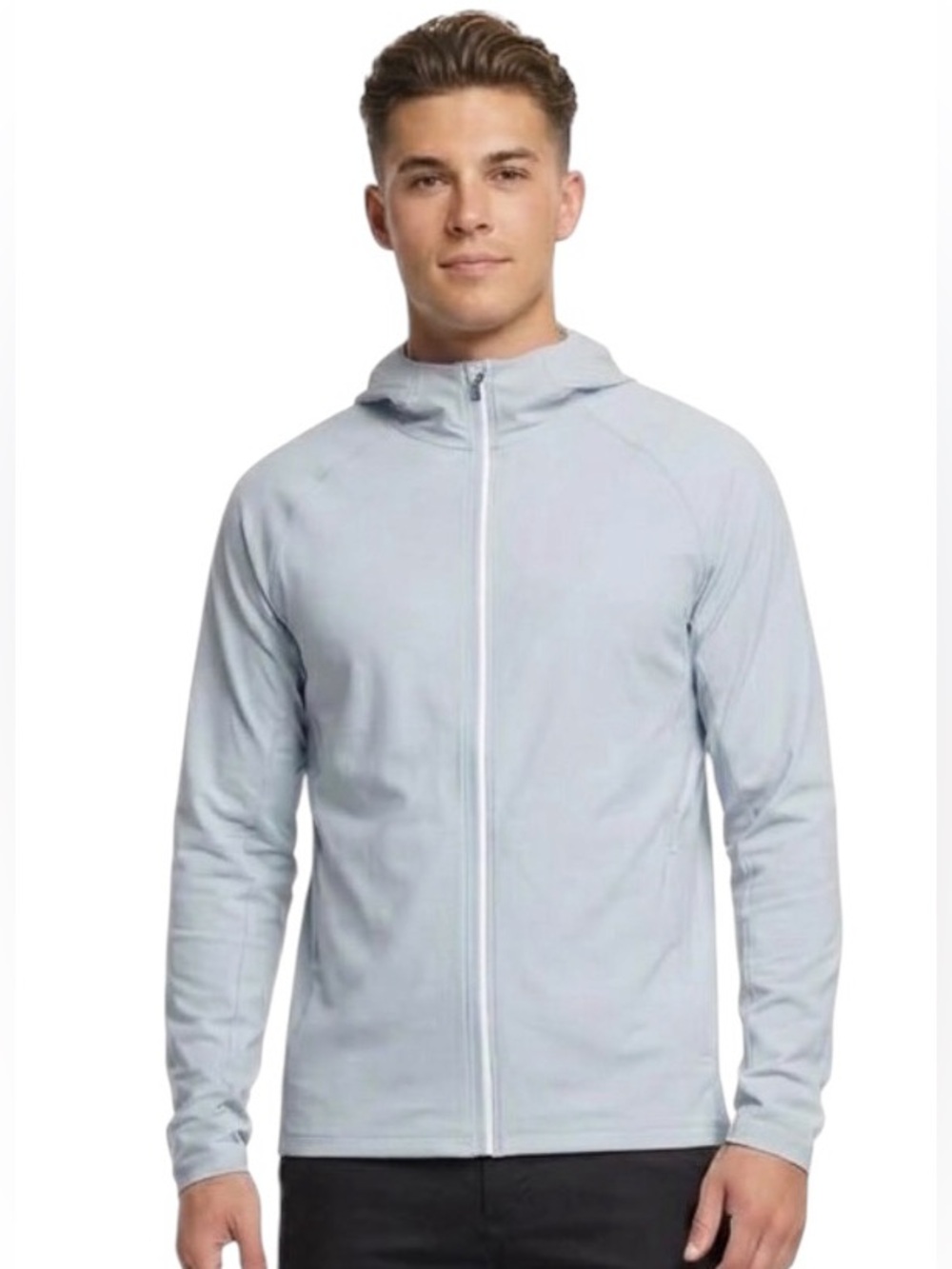 EUC Lululemon Surge Warm Full Zip Jacket Unisex Small Running Training Grey